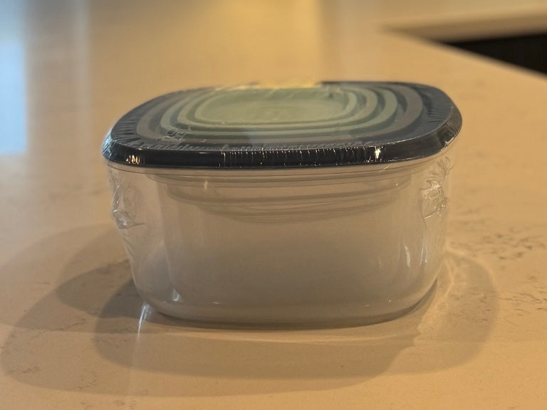 F23 – 5 Piece Plastic Food Storage Container Set (Refrigerator & Dishwasher Safe)