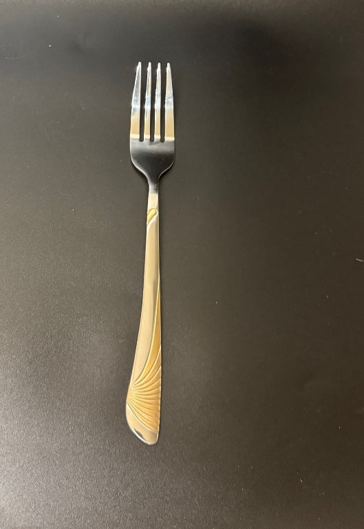 A10- 6-Piece Stainless Steel Fork Set in Premium Wing Design