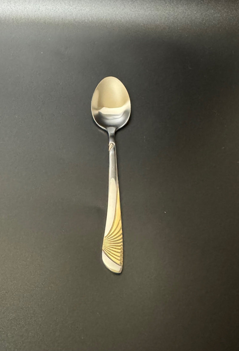 A11- 6-Piece Stainless Steel Tea Spoon Set in Premium Wing Design