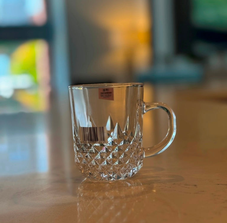 R8 Glass Tea & Coffee Cups – Set of 6