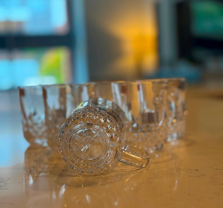 R8 Glass Tea & Coffee Cups – Set of 6