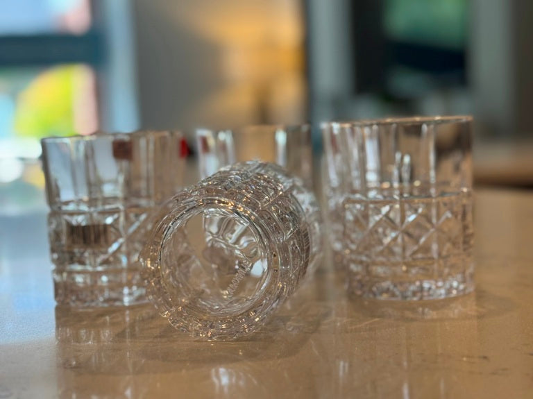 R12 Small Crystal Glass Tumblers – Set of 6