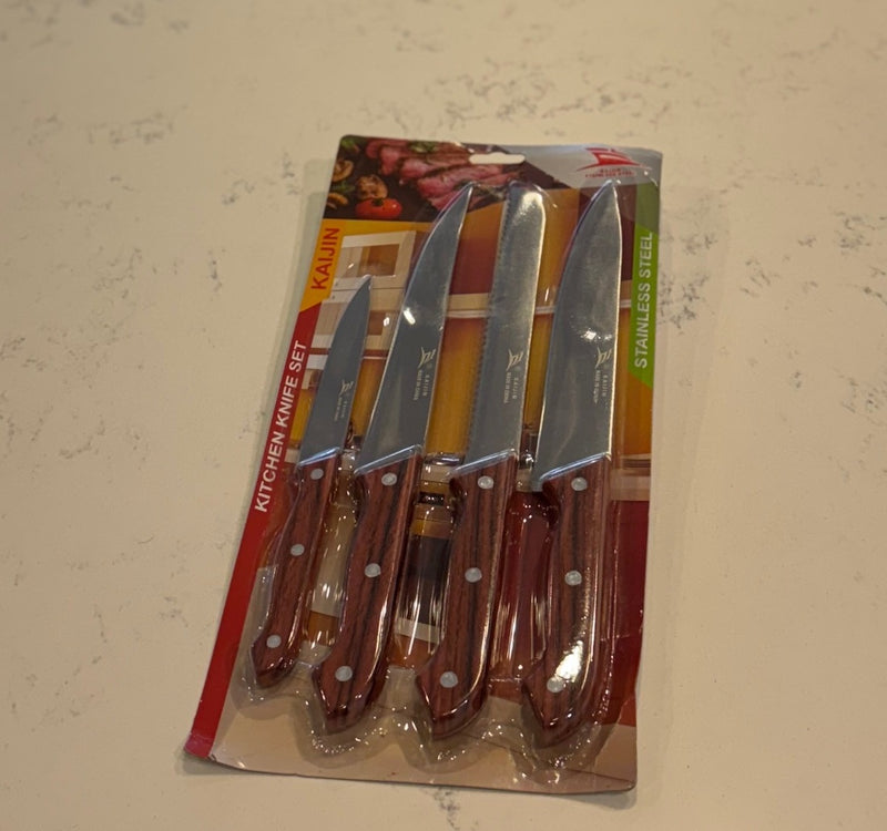 V1 – 4 Pieces Kitchen Knife Set | Budget-Friendly & Reliable Quality